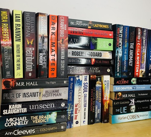 Crime fiction thriller book - crime,