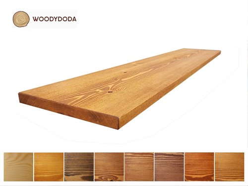 Redwood floating shelf - redwood,