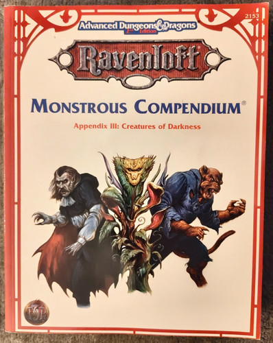 Ravenloft monstrous compendium - monstrous,