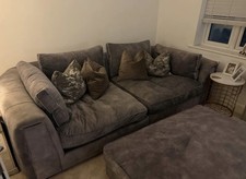 Sofology Sofa & Footstool Grey