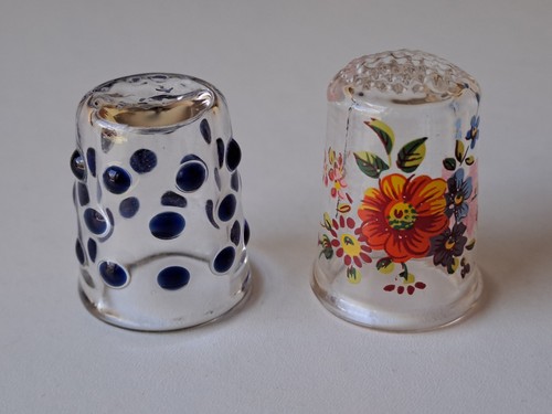 Glass thimbles navy - 2, x