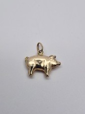 9ct Gold Pig Charm/Pendant
