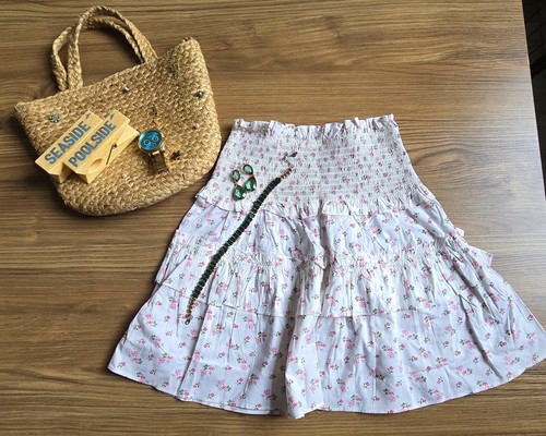 Floral skirt from top - floral,