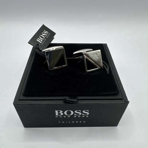 Hugo boss cufflinks square - boss,