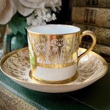 Coalport Coffee Can & Saucer