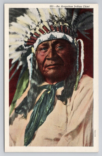 Arapahoe indian chief vintage - indian,