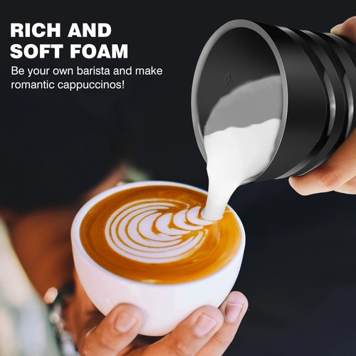 Electric milk frother - 4-in-1,