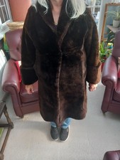 Vintage Royal Castor Ladies Beaver Lamb Fur Coat, size Approx. 12 (to small 14)
