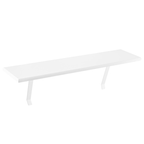 White radiator shelf - shelf, 60cm