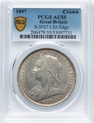 Victoria 1897 crown silver - crown,