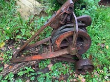 Vintage Cast Iron Trewhella Monkey Winch Stump Puller 24 tonnes of pulling Force