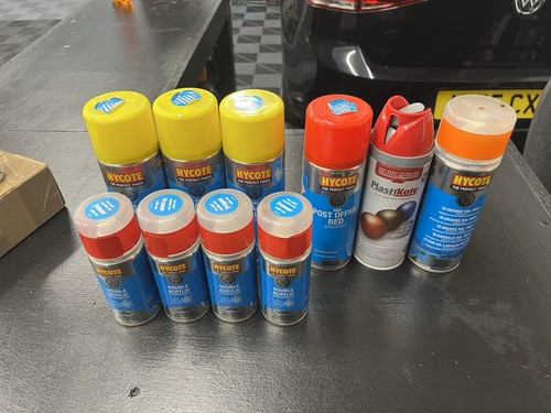 Hycote yellow red orange - yellow,