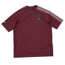adidas Y-3 3-Stripes Short Sleeve Tee T-Shirt Size L Unisex Shadow Red IV5624