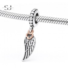 Angel Wing Feather Rose Gold