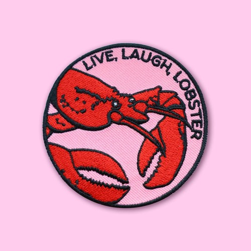 Live laugh lobster - live,, iron
