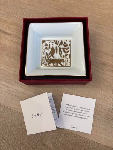 Cartier panther trinket - panther, tray