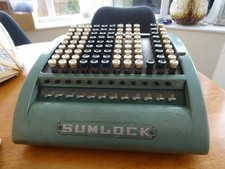 Vintage Sumlock Comptometer Calculator - SPARES or REPAIR