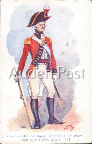 Royal scots officer - scots, 1792