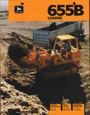 John Deere "655B" Tracked Loader Shovel Brochure Leaflet