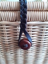 Large wicker picnic basket H43