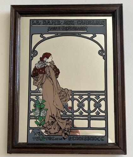 Vintage mucha mirror - mirror, “sarah