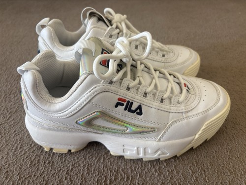 Fila white disruptor trainers - disruptor,