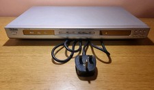 TEVION DVD CD Player TSDVD-1100 Silver Unit Only