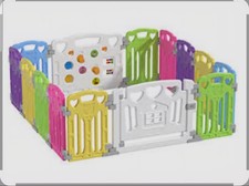 Baby Playpen Toddlers Large Safety Play Yard Kids Activity Center-Colorful