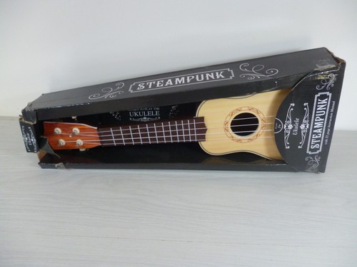 Steampunk ukulele wood - steampunk, in
