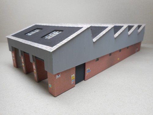 Gauge locomotive shed - n,