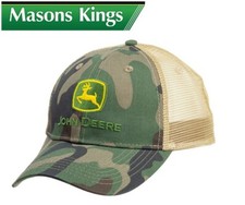 John Deere Camo With Mesh Snap