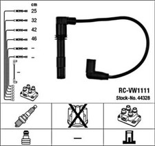 Black Ignition Cable Kit NGK