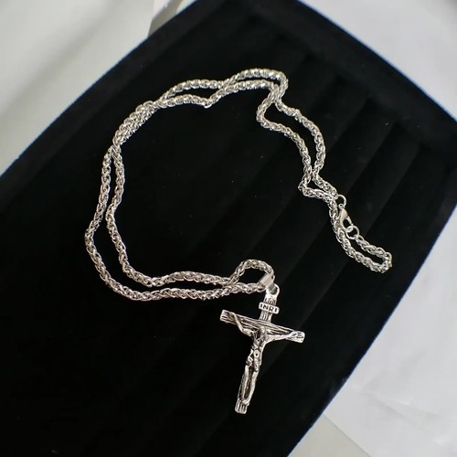 Mens womans crucifix chain - mens,