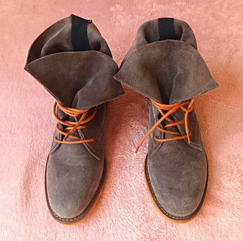 Spm shoes boots grey suede - spm,