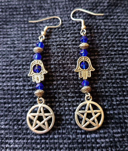 Tibetan silver hamsa - (sale),