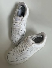 Trendy And Classic White Nike Court Vision Lows Uk Size 6