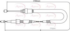 Parking Brake Cable Pull APEC