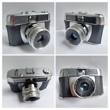 1960s Halina Paulette Electric 35mm Camera Halinar 45mm lens