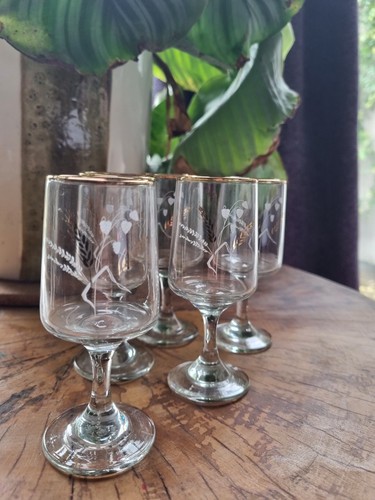 Vintage sherry glasses - vintage,