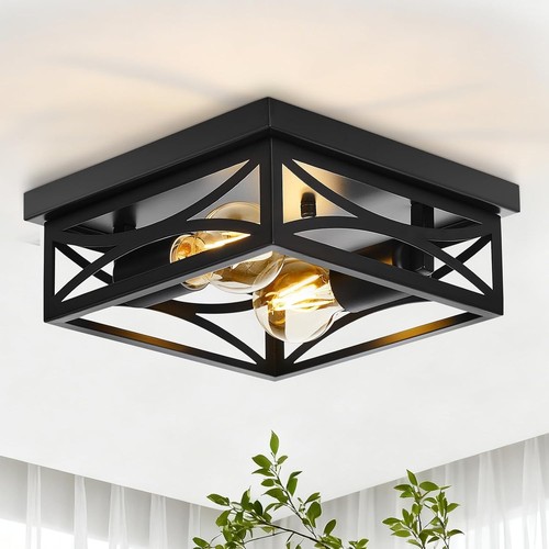 Black ceiling light e27 - black,
