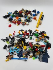 Job Lot of Lego Mini Figures Accessories - Mixed Spares, Tools, Hats, Helmets