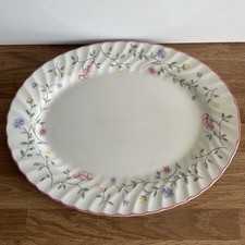 Vintage Johnson Brothers Summer Chintz Oval Plate/ Platter 30cms Long