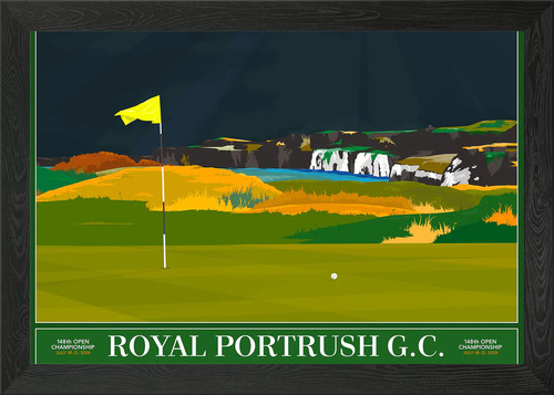 Open golf portrush framed - golf, at