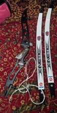 hoyt recurve bow, carbon fibre arrows and avalon and kinetic accessories