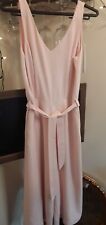 Hush Daphne Jumpsuit Blush Pale Pink Size 10