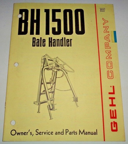 Gehl 1500 bh1500 bale - bh,