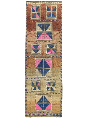Vintage turkish oushak runner - vintage,