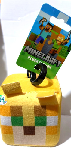Minecraft plush cube clip - plush, on