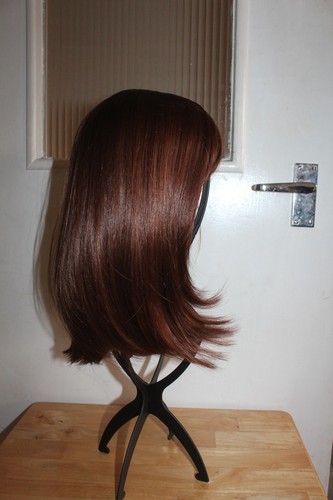 Auburn red synthetic wig - auburn,