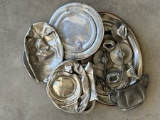 6-1/2 Pounds Pewter Scrap